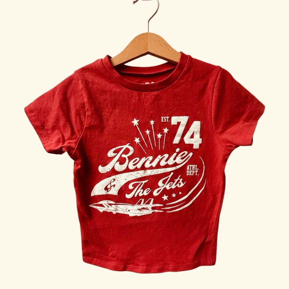 Elton John | Women’s Crop Tee with Vintage Graphic